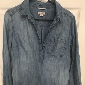 Merona chambray top